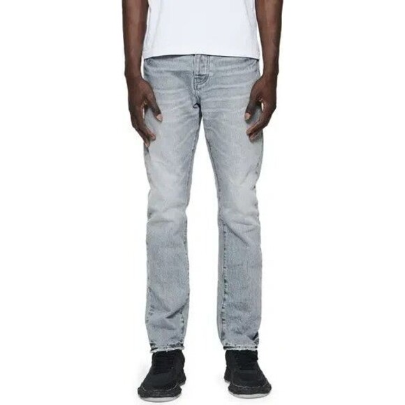 PURPLE BRAND Jeans Mens Size 38 Gray Wash Slim Straight P005 $295 - Picture 1 of 9